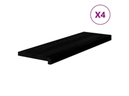Tapetes de Escada 4 Pcs 80x25x2 cm Carvalho Castanho Escuro MAISON EXCLUSIVE