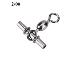 Conectores Swivels T para Pesca 20pcs 2/0