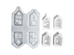 Molde Silicone Casa Europeia Pequena 4 conectada