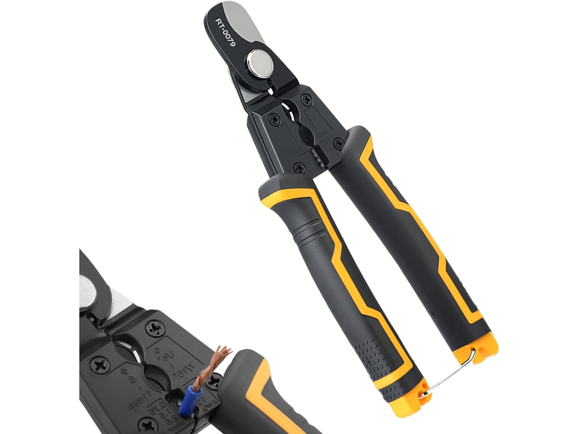 Alicate De Crimpagem Com Cabo Ergonômico E Antiderrapante