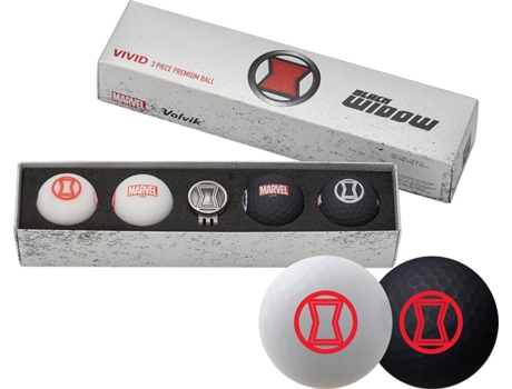Bolas VOLVIK Vivid + Marker Black Widdow - 4 Un