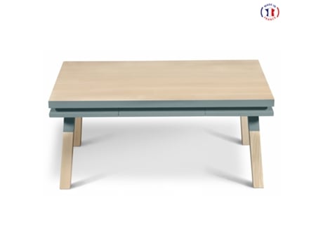 Mesa de Centro Retangular MON PETIT MEUBLE FRANÇAIS com 1 Gaveta (Branco Balisson - Madeira - 100 x 45 x 60 cm)