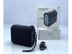 S31 Caixa Bluetooth Portátil IPX7 Pode Andar de Banheiro Preto ZSANFS | ZSANFS