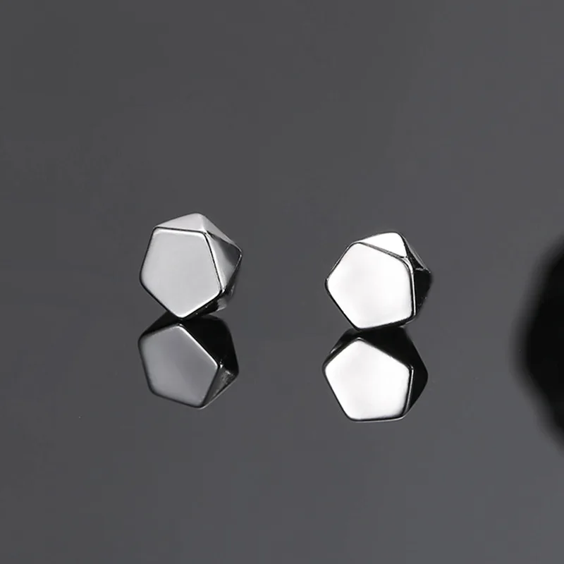 Brincos De Pressão Magnéticos Em Formato De Diamante, Estilo Coreano, Que Não Exigem Furos Na Orelha.