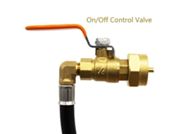 Adaptador de Recarga de Propano com Válvula