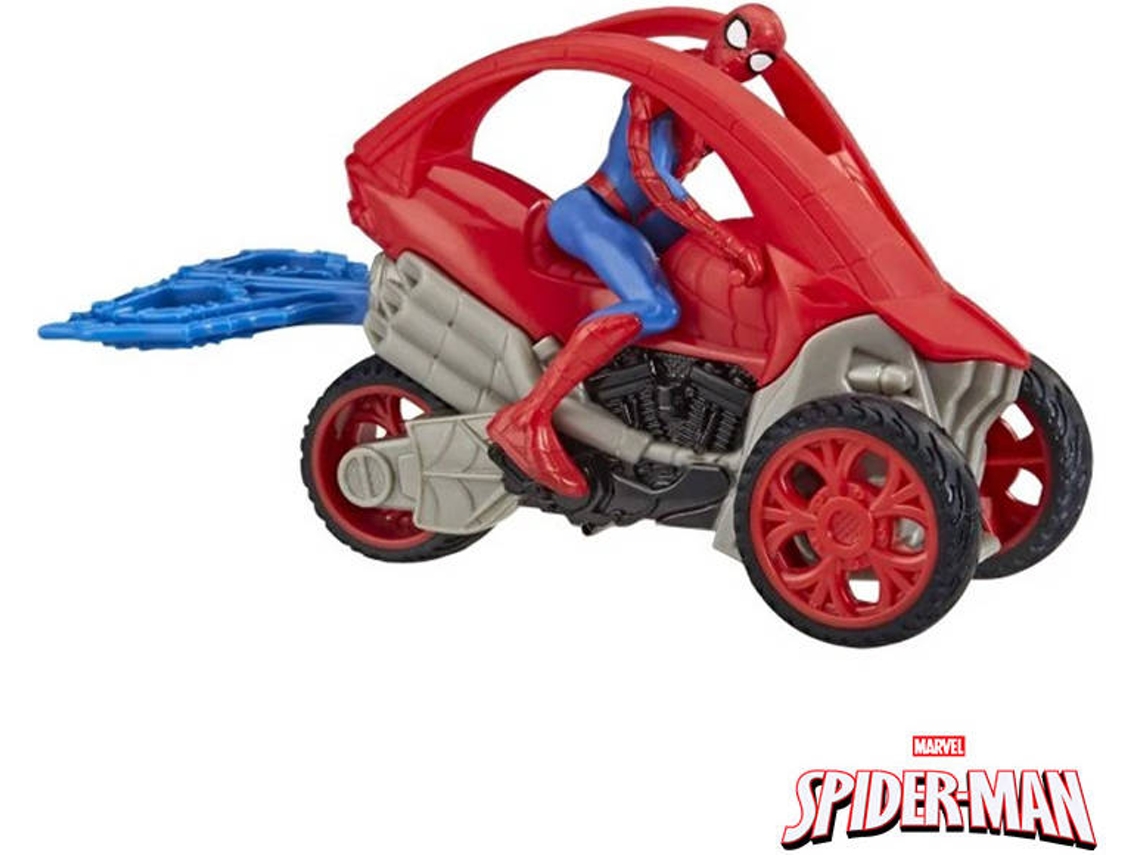 Figura HASBRO Spider-Man e Veículo Vermelho