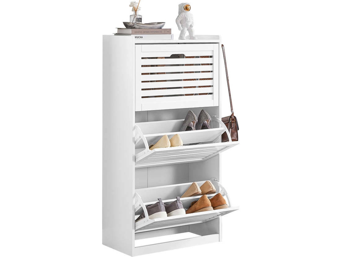 Sapateira SOBUY (Branco - 55x30x112 cm)