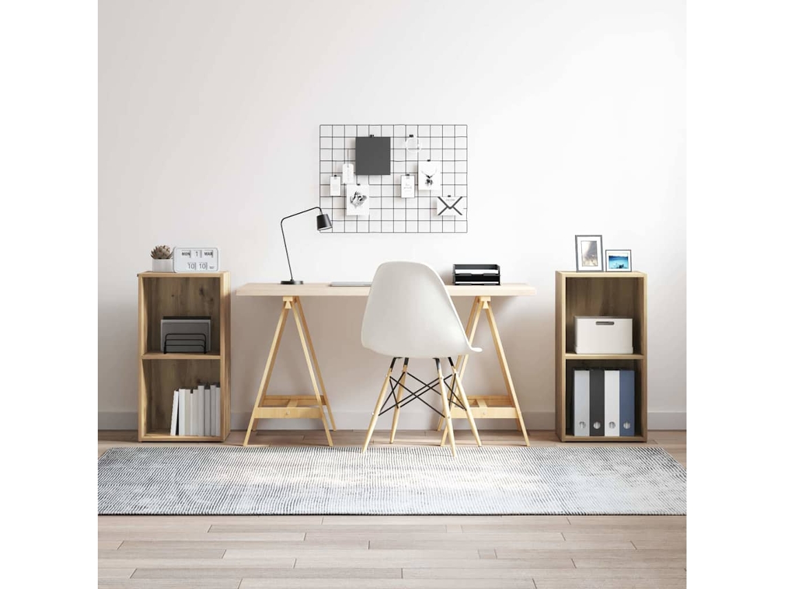 Vidaxl Conjunto de Móvel de Tv 2 Pcs Carvalho Artesanal