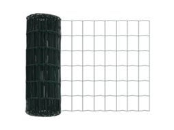 Conjunto 1 Cerca Euro Vidaxl Verde Ferro (0,8 X 25 M)