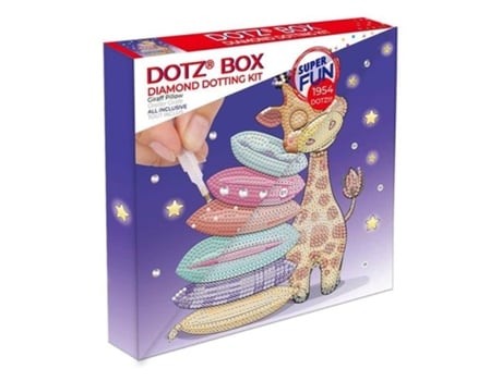 Kit Manualidades Diamond Dotz Art Jirafa Pillow 1954 Piezas Dbx078 Madnesstoysvolumen