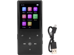 Reprodutor portátil de MP3/MP4 com Bluetooth 5.0, rádio FM, som HiFi sem perdas, Ultra Voice e reprodução de audiolivros e filmes.