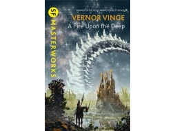 Livro A Fire Upon the Deep de Vernor Vinge (Inglês)