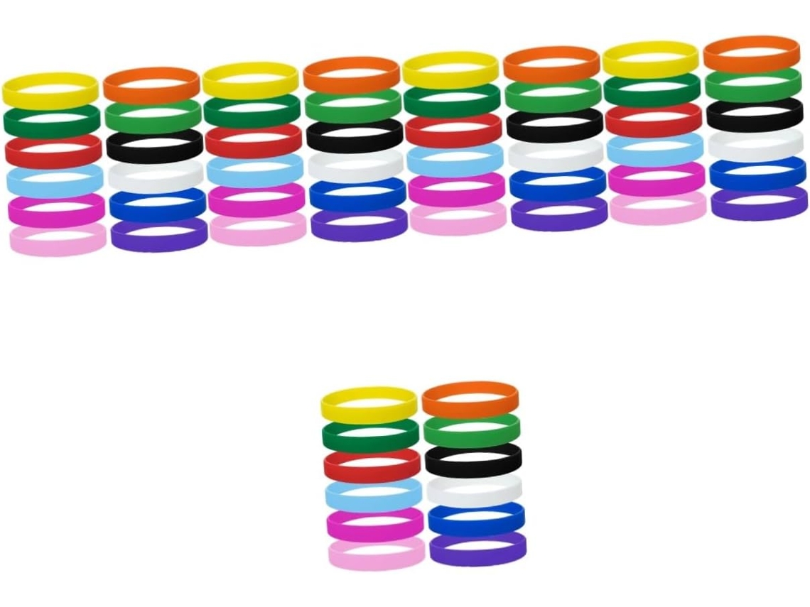 Pulseiras de Silicone Infantis Infantil Colorido CHABERLU