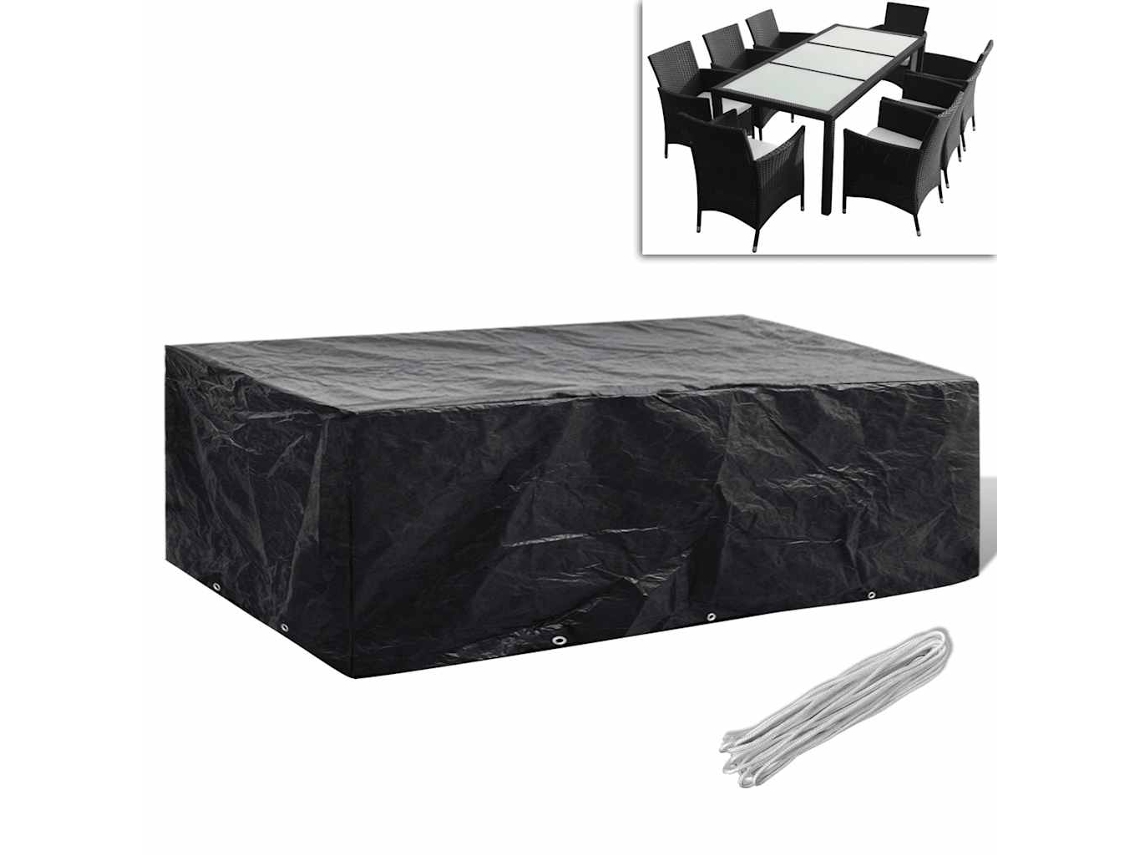 Vidaxl Capa Para Mobiliário De Jardim Com 8 Ilhós 300x140x90 Cm