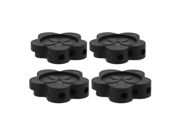 4pcs Tapete De Pé De Móvel Borracha Antiaderente Elevador Protetor De Pisos