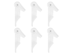 Rebe 50 Conjuntos de Hebillas de Teto para Lâmpadas Clips Sólidos Acessórios de Iluminação Universal