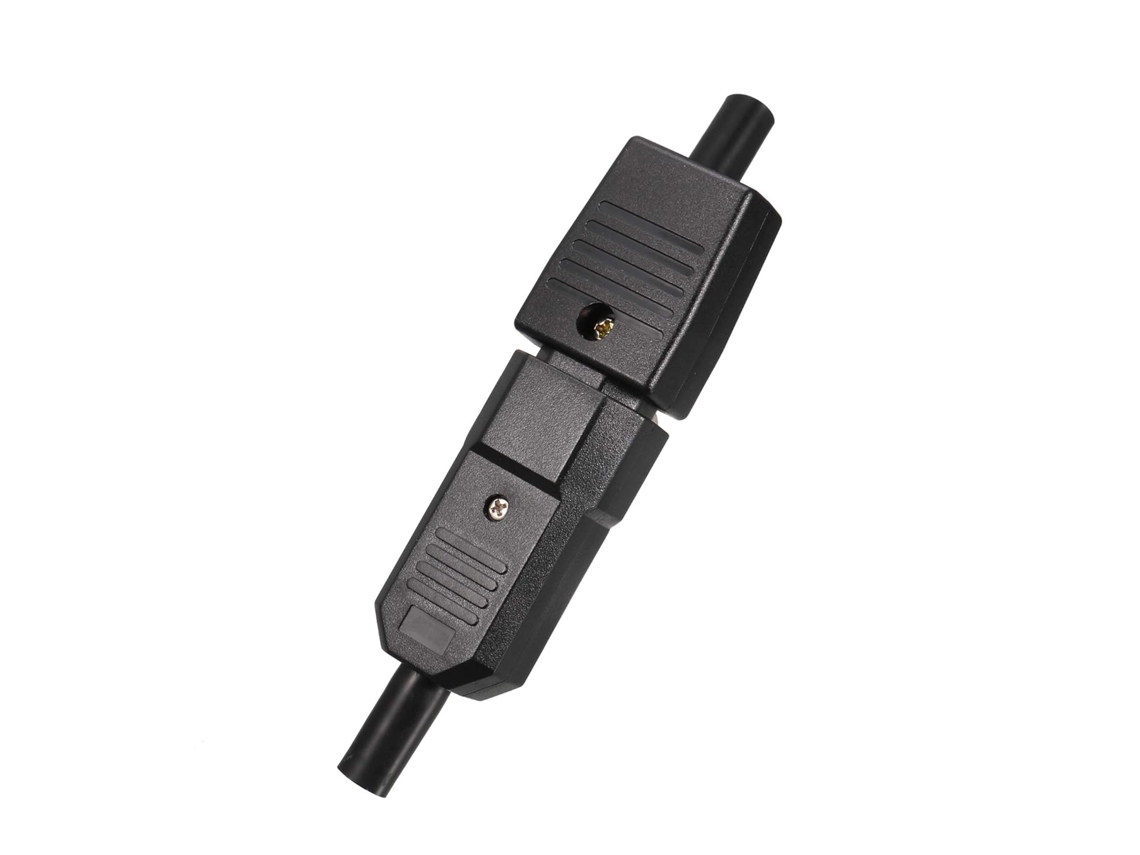 Conexão de Energia 250v 10a, Plugue Iec 320 C14 para Tomada C13. CHABERLU