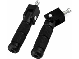 Apoios de Pés Universais Dobráveis M8 para Motocicleta Conjunto Pedais Pé Material Durável: Feito Liga