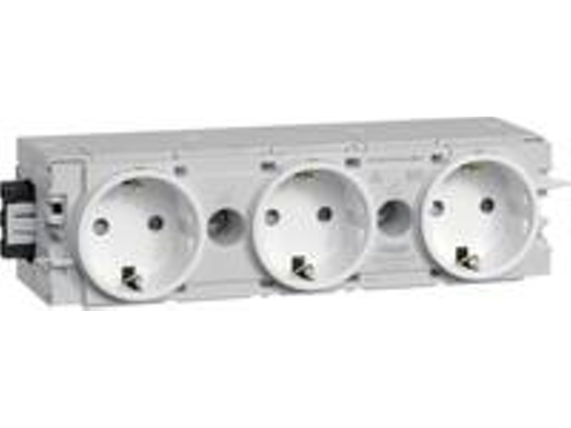 Tomada de 3 vias M.wagogs30009016c perfil tráfego branco Hager (gs30009016)