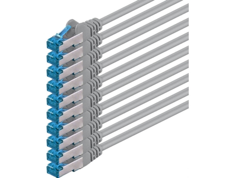 Cabo de Rede 1ATTACK (RJ45 - 50 cm - Cinzento)