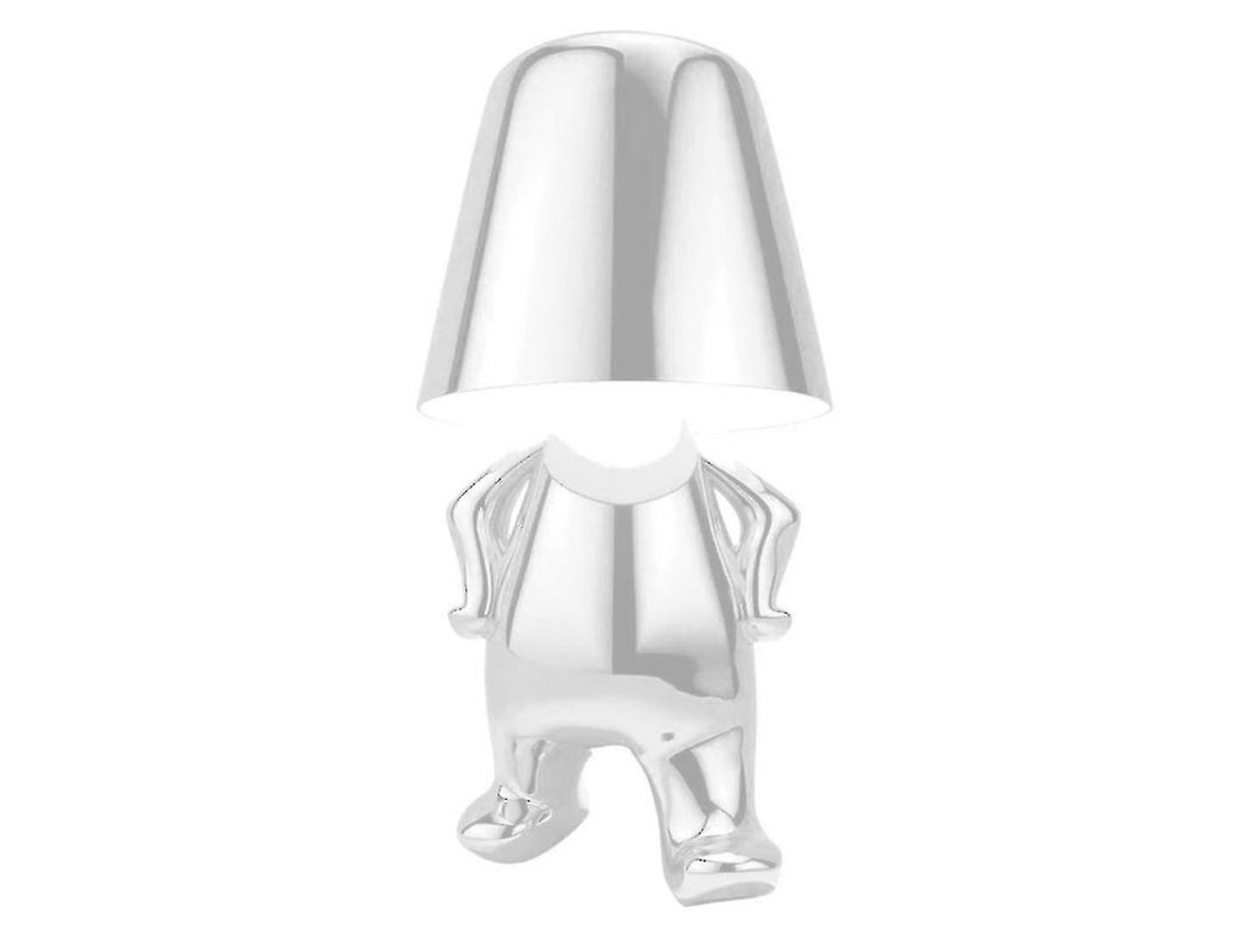 Lâmpada De Mesa Sem Fio Recarregável Com Controle Por Toque 3 Níveis De Brilho E Carregamento Usb Dourado C Plata