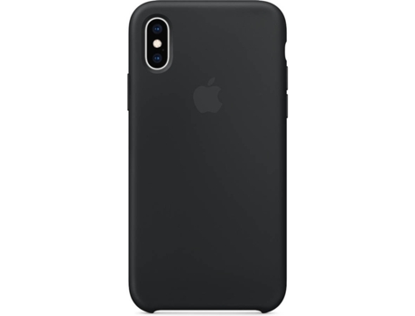 Capa iPhone XS APPLE Silicone Preto — Compatibilidade: iPhone XS