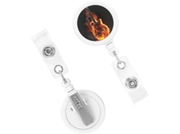 Suporte Crachá Retrátil Reforçado, Suporte Crachá Retrátil para Guitarra, Suporte Crachá, Chaveiros Com Clipes Reforçados