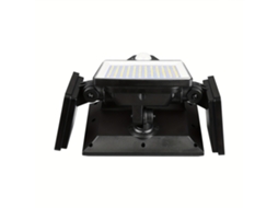 Luminária Solar Led Com Sensor De Movimento, Energia Solar, Brilho Ajustável, Controle Remoto, 208 Led, Ip44 Para Exterior