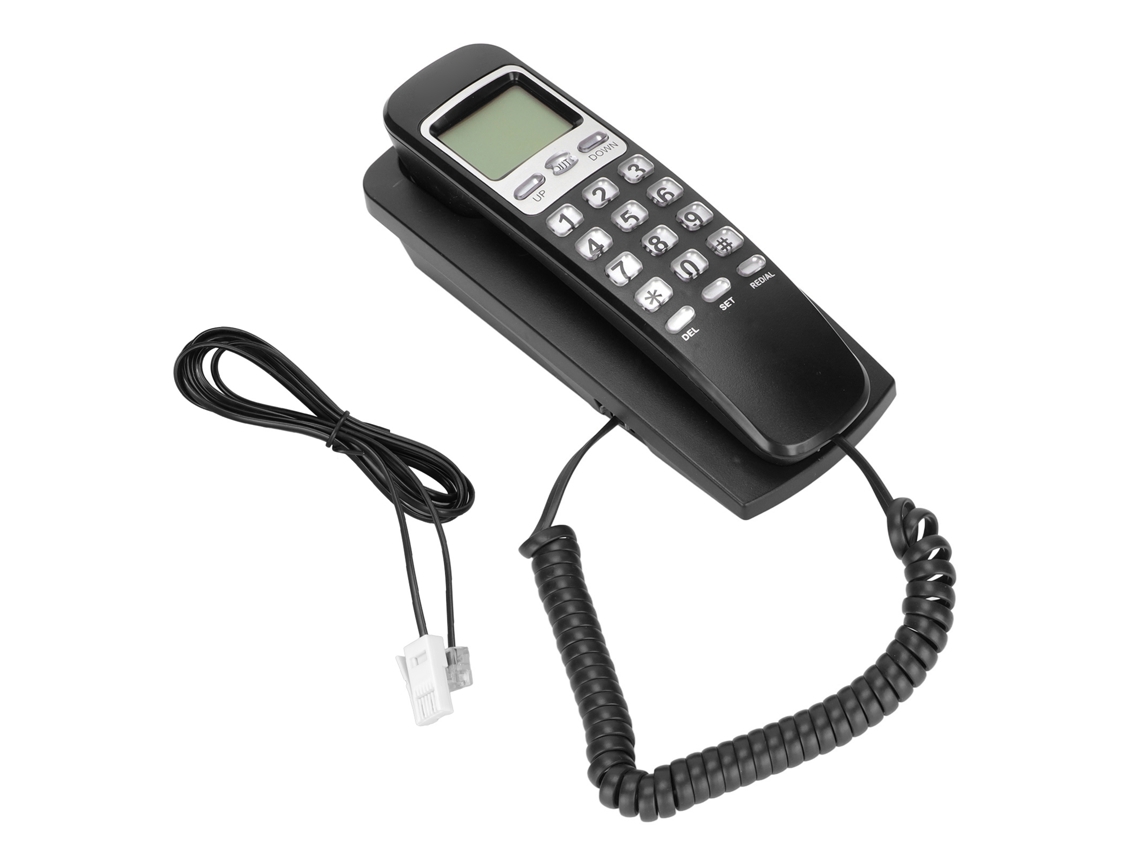 Telefone Fixo Parede LAXISCREED com Lcd e Id Chamada