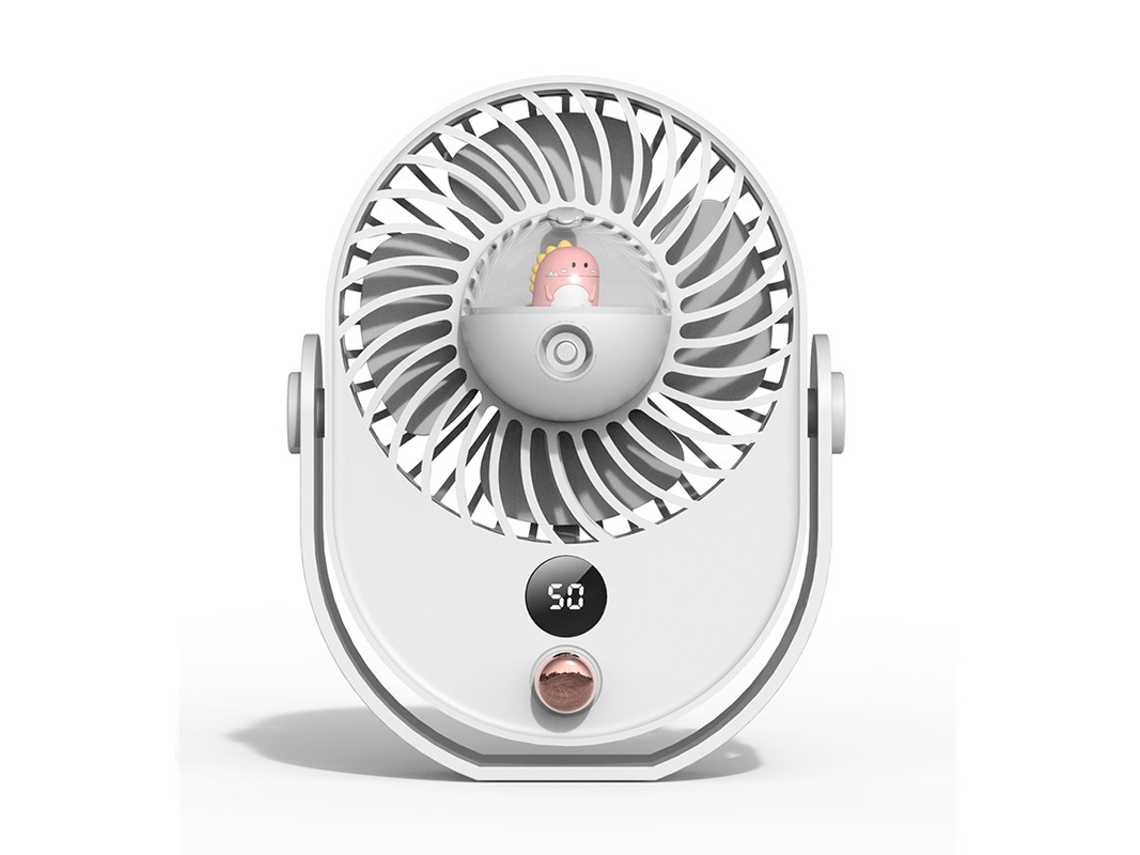 Ventilador RAMPOW de Resfriamento de Ar Umidificador de Mesa Recarregável