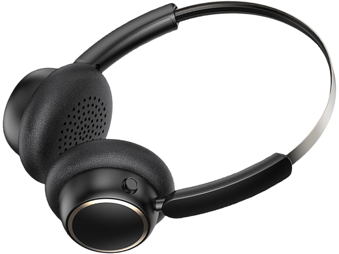 Fone De Ouvido Sem Fio Para Música, Com Cancelamento De Ruído, Som Imersivo, Design Confortável, Preto, Ideal Para