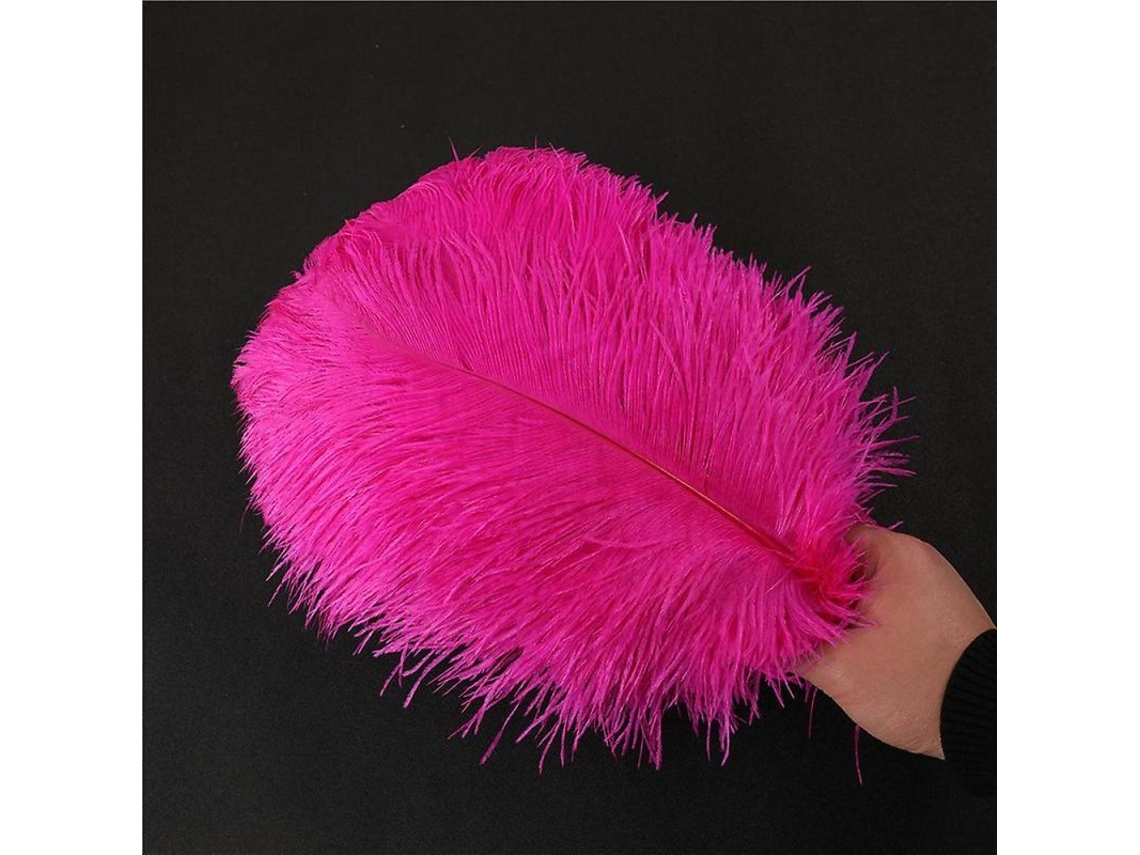 2026 plumas de Avestruz Grandes de 30 35 Cm para Decoración de Bodas, Fiestas Y Manualidades, 1 50 Piezas 1 Peça Ros Rojo