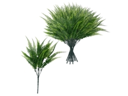 Laxiscreed Planta Artificial Boston Fern Com 21 Folhas Pack De 20 Peças Para Decoração Natural E Elegante