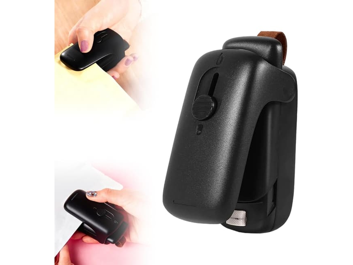 Seladora De Sacos 2 Em 1 Com Cortador Integrado, Mini Seladora Térmica Portátil, De Sacos A Pilha Para Plásticos De Salgadinhos