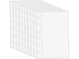 Pacote Com 10 Envelopes A7 Para Fichário, Ideais Para Guardar Dinheiro, Com 6 Abas Perfeitos Para Fotos, Cartões