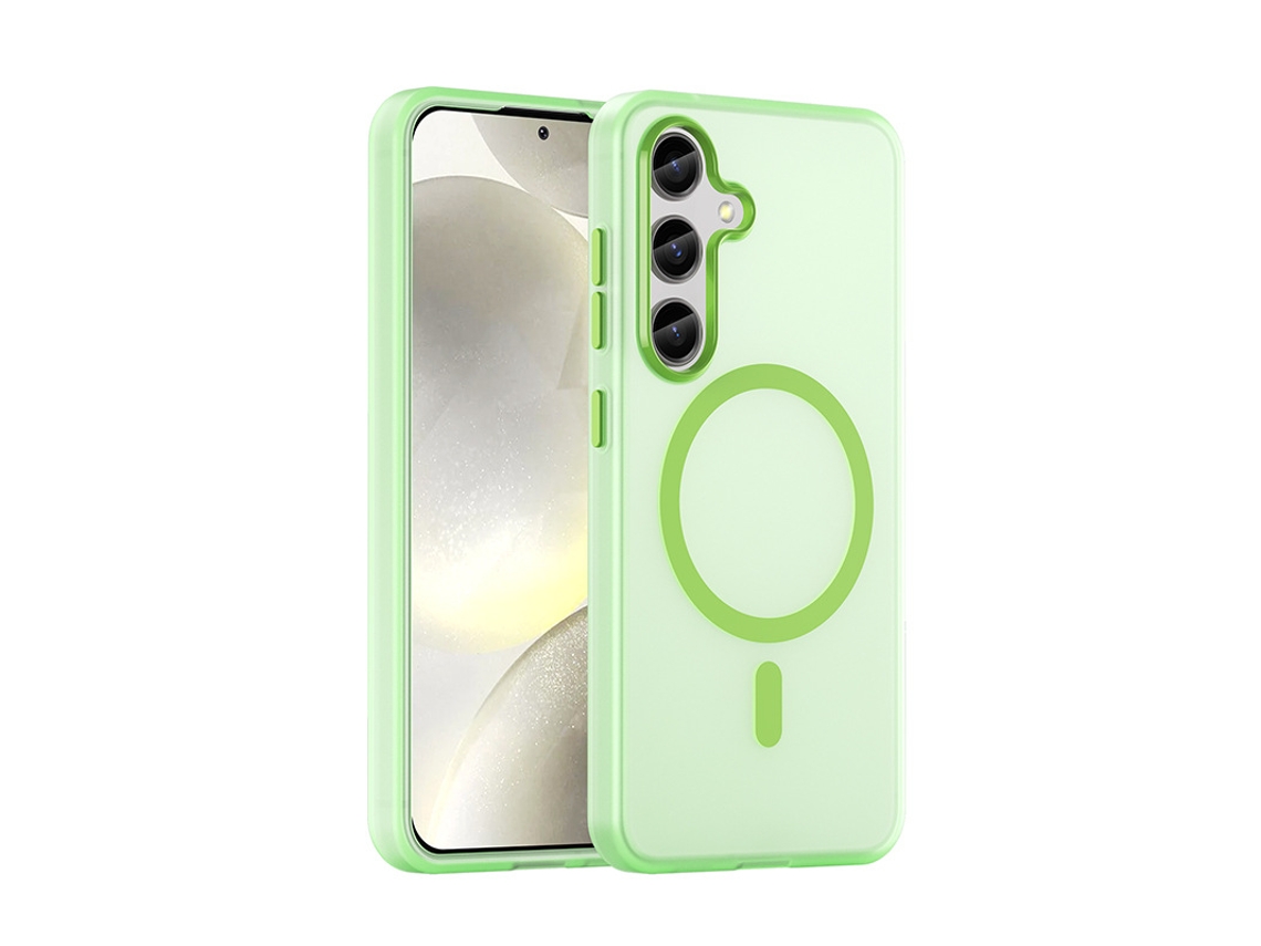 Capa Magsafe Para Samsung Galaxy S24  Verde
