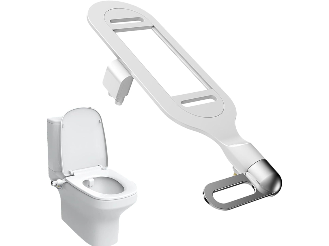 Assento Sanitário Inteligente E Torneira De Bidê Com Jatos E Pressão De Água.