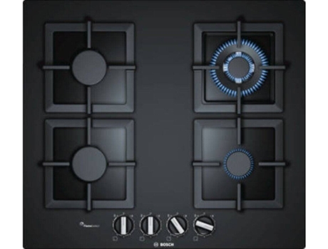 Placa de Gás BOSCH PPH6A6B20 (Gás Natural - 59 cm - Preto) — Gás Natural | Largura: 59 cm