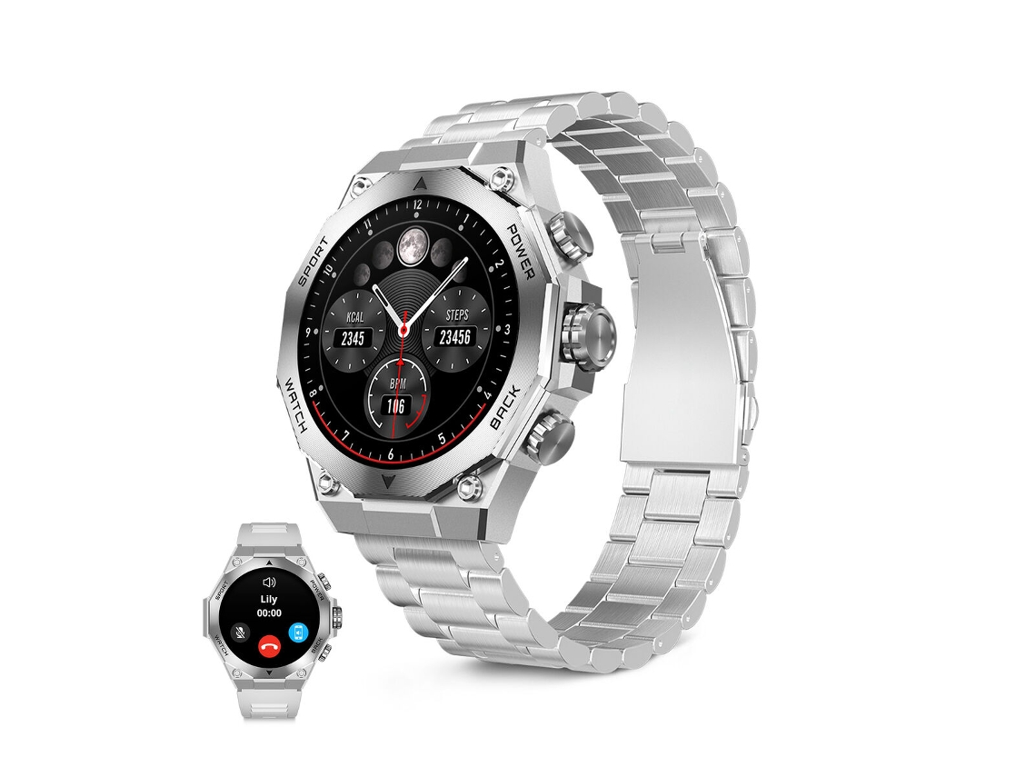 Smartwatch Ksix Prateado 1.43''