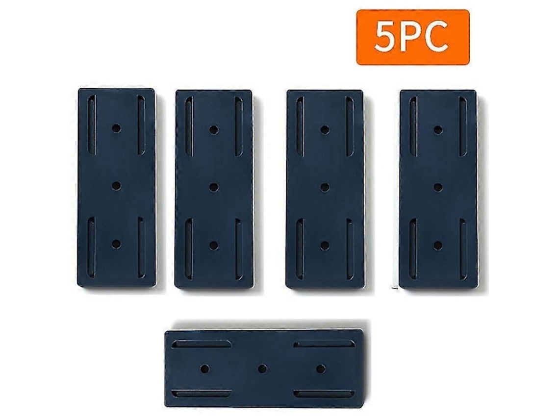 Conjunto de 5 Ganchos Autoadesivos para Parede, Organizador de Tomadas, Fixador Potente BRILVIBERA