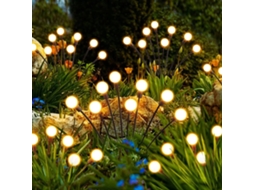 Conjunto de 2 Luzes de Jardim Firefly com 6 Leds Cada AQUAFORGE