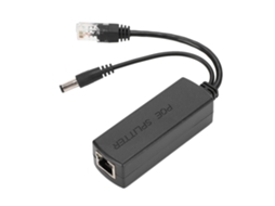 Conversor Poe Splitter Adaptador Inyector De 48v A 12v Módulo Antilluvia Para Ethernet