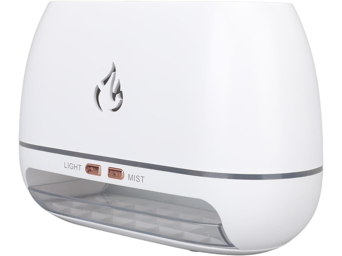 Umidificador De Ar Chrees Flame Com Aromaterapia, 7 Cores, Efeito Luz, 200 Ml, 6 W