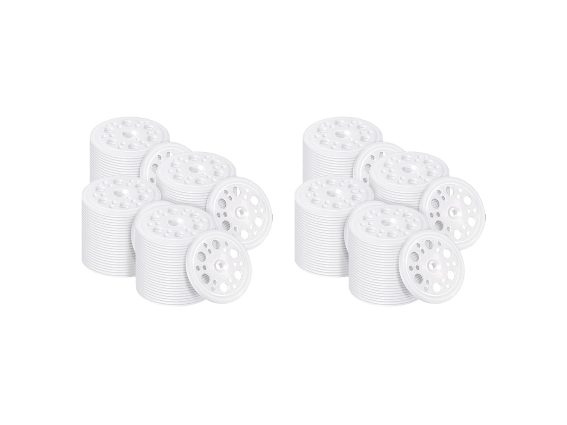 400 Arruelas Isolantes de Plástico de 45 Mm , Polipropileno com Distribuição SFUSHOS (1,77 Polegadas)
