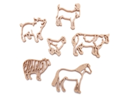 Cortador De Animais De Fazenda Grennn Brinquedo Ecológico Para Crianças