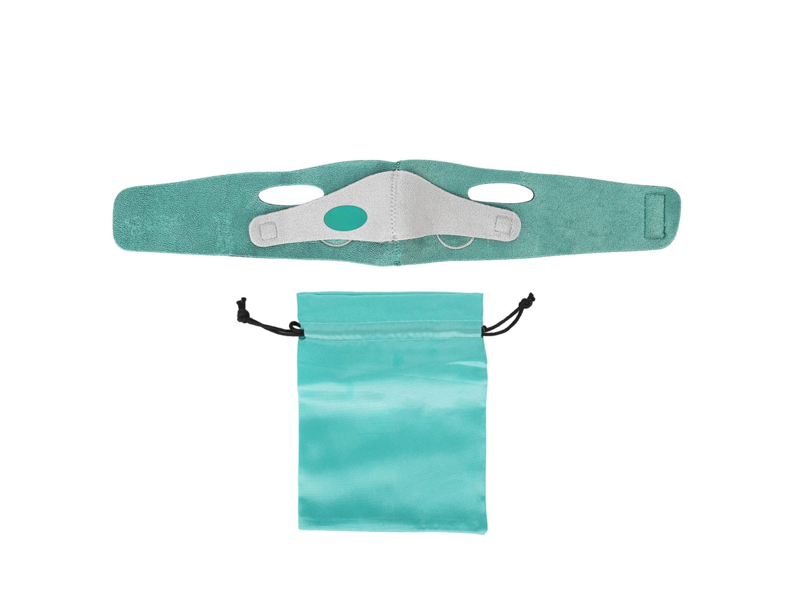 Banda Formadora Facial V Line Para Emagrecimento, Elevar A Pele, Reduzir Papada E Rugas Cinturão Facial Verde
