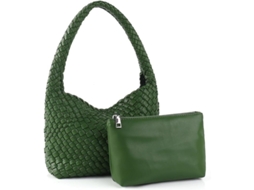 2026 bolsos de Couro Tecido e Carteras para Mulher Bolsa de Ombro Versátil Bajo El Brazo Hecho a Mão Moda