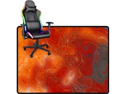 Tapete Cadeira Escritório Resistente Piso Laminado Madeira Gamer, Versátil Que Protege