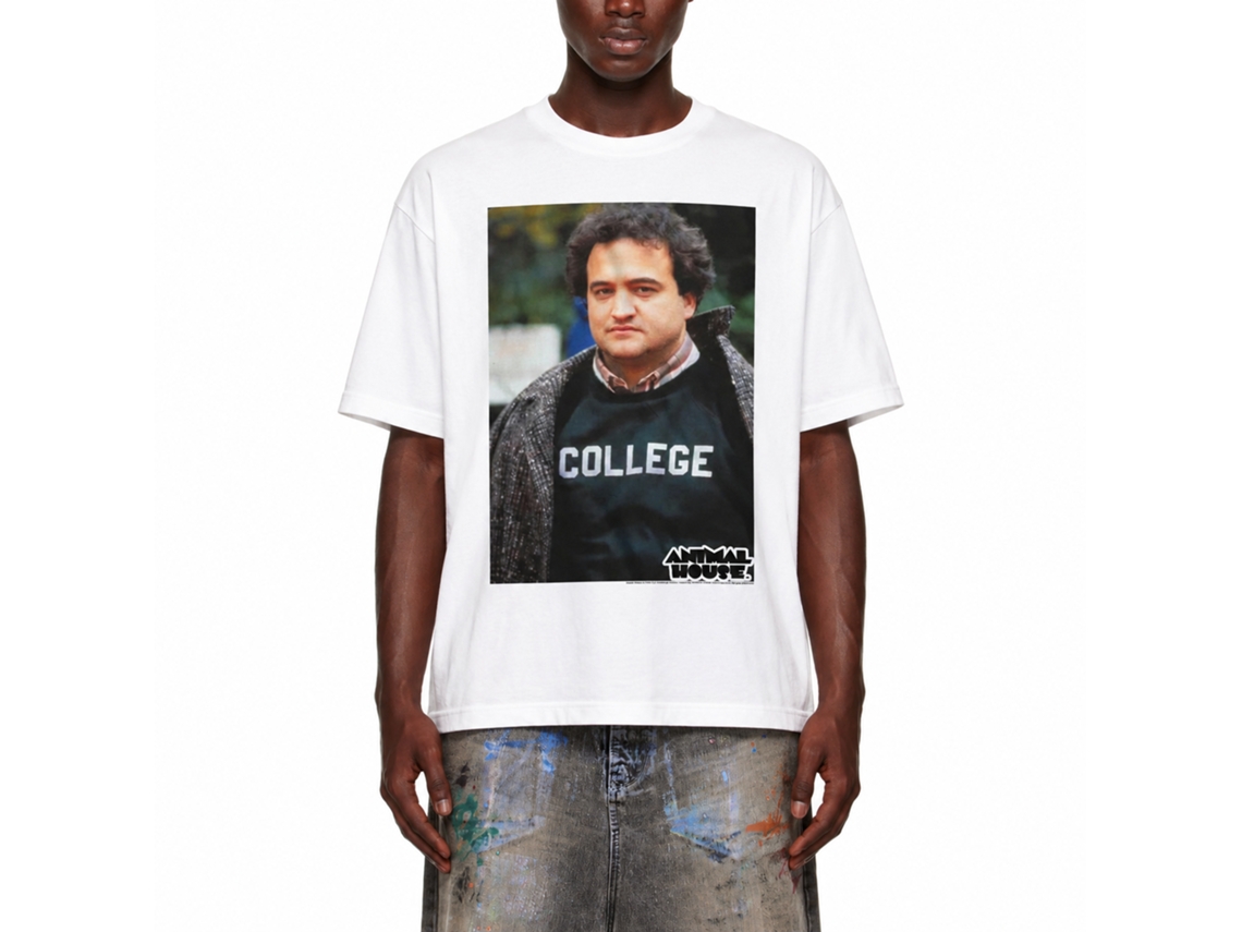 Rockinstone Animal House Movie Hannukah White Adult T-shirt Size:m