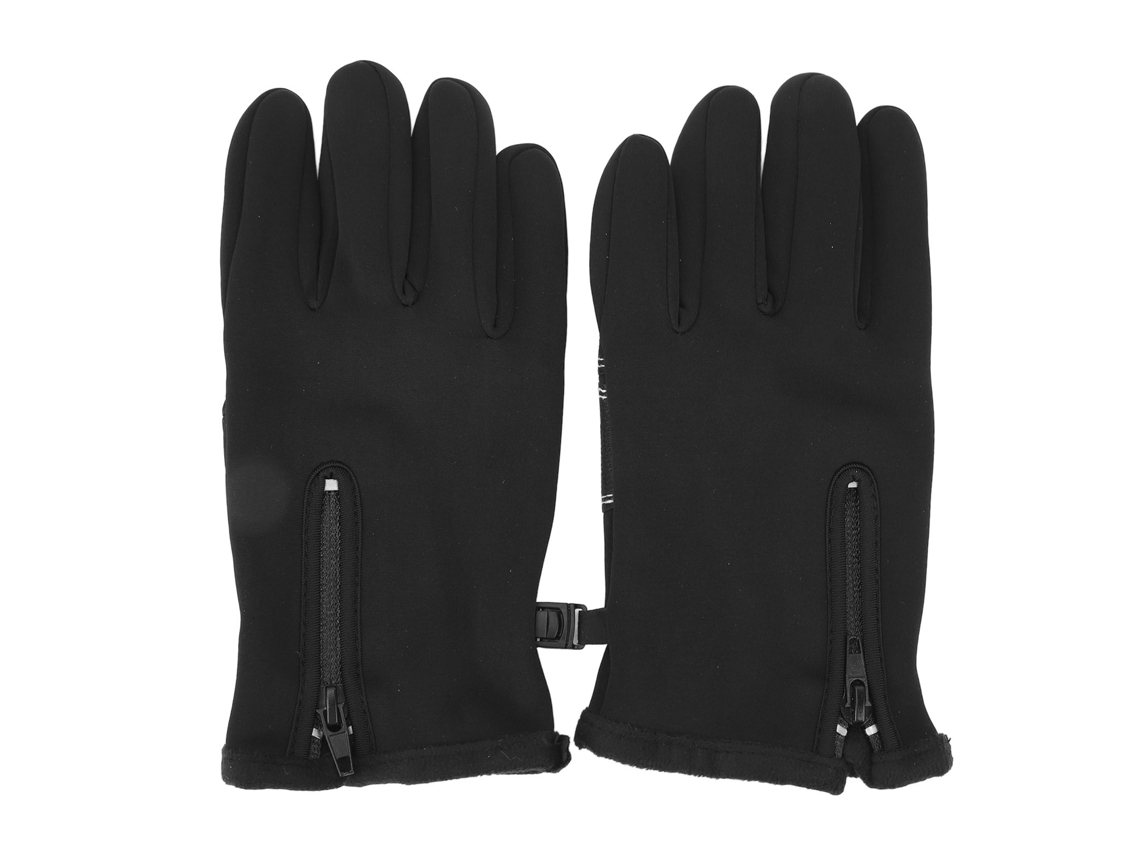 Luvas de Ciclismo de Inverno com Forro de Couro Macio Impermeáveis Tática Quentes L S/MARCA